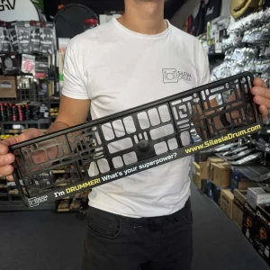 SILESIA DRUM License Plate Frame I'm a drummer 1pc