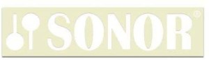 SONOR Sticker with White Logo