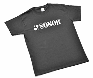 SONOR T-Shirt Black With White Logo XL