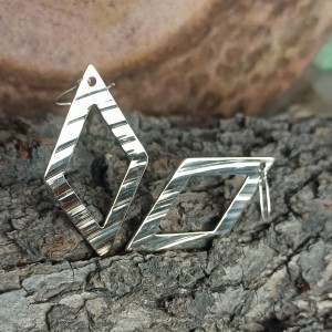 DRUM SHAPES KO13 Earrings Rhombus