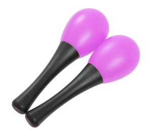 CLUB SALSA Mini Pink Maracas 2 Pieces