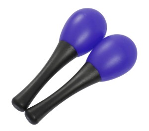 CLUB SALSA Mini Blue Maracas 2 Pieces