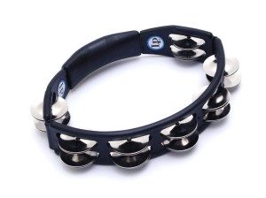 LP LP191 Cyclop Steel Black Hand Tambourine