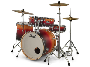 PEARL Export Rock + hardware + Sabian (Ember Dawn)