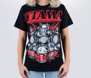 TAMA TT11ROBBK-XXL Robot T-Shirt (XXL)