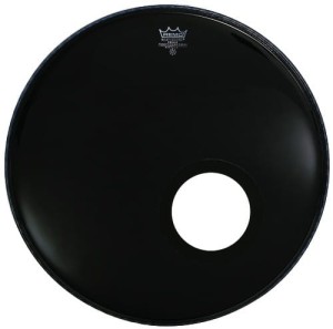 REMO Powerstroke 3 Ebony Bass Reso 18" (with hole)
