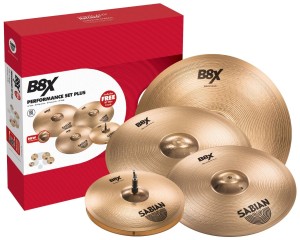 SABIAN B8X Performance Set 14, 16, 20 + Free 18