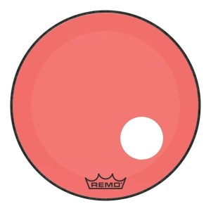 REMO Powerstroke 3 Colortone Red 22" With Hole