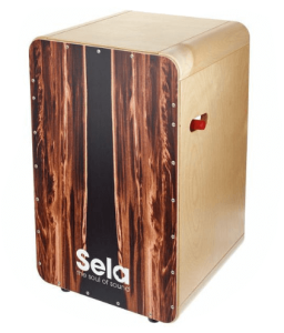 SELA SE106 CaSela Black Pro Dark Nut Cajon