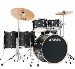 TAMA Imperialstar Rock Set (BOW) + Meinl HCS