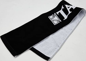 TAMA TTWL001 black towel with white logo
