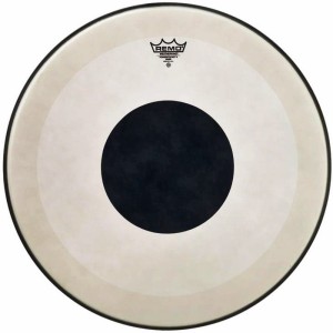 REMO Powerstroke 3 Coated Black Dot 20"