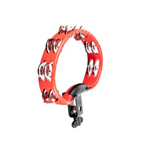 MEINL HTMT2R Tambourine with holder (steel) Red