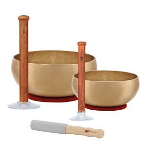 MEINL Sonic Energy Cosmos Therapy Singing Bowl Set + Suction Holders and Resonant Mallet