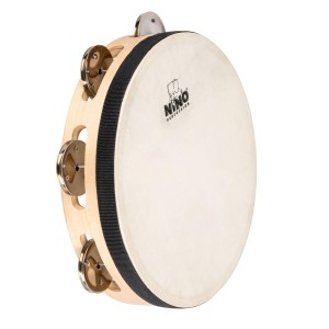 NINO 944 Single Row Wood Tambourine 8"