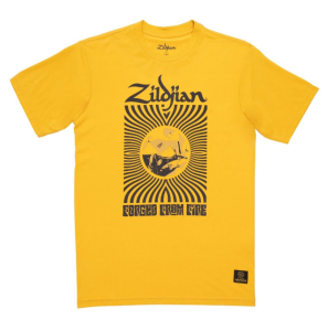 ZILDJIAN 400th Anniversary T-shirt (M) Yellow