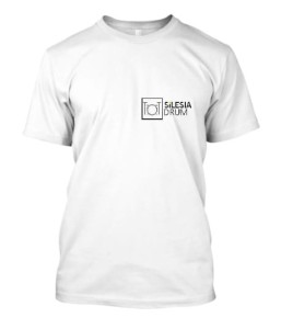SILESIA DRUM Koszulka biała z logo (XL)