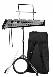 GRV MBS-1500 bells, stand, practice pad, case, sticks