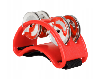 GRV TF-4RD Foot Tambourine (Red)