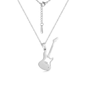 SILESIA DRUM Necklace - Guitar (Silver)