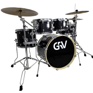 GRV Square Fusion Drum Set (BK) + Cymbals Set B20