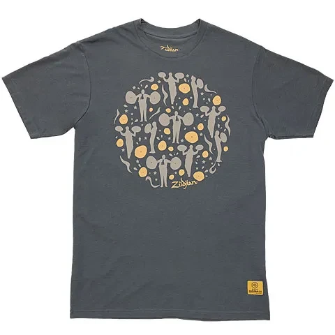 ZILDJIAN 400th Anniversary T-shirt (L) Gray