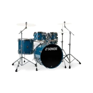 SONOR AQ1 Studio Shell Set Caribbean Blue hardware