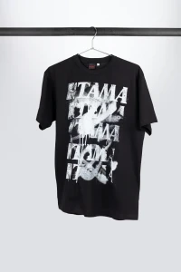 Tama "Spray Paint" Black T-Shirt (XXL)