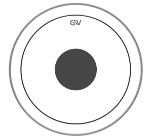 GRV PS Black Dot Bass Clear 22"