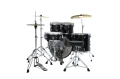 TAMA Stagestar Drum Set 5 pcs (22 BD) - Black Night Sparkle Chrome HW + MEINL Cymbals BCS Cymbal Set  5.webp
