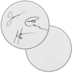 Autograph Drumhead- Pure, White, Ready to Sign 8"