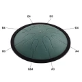 meinl-steel-tongue-drum-10-inch-b-minor-dark-green