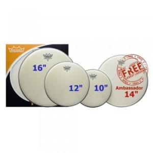 REMO ProPack Emperor Coated 10,12,16+Ambassador 14