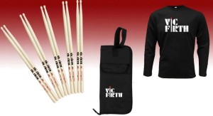 VIC FIRTH Pack 5 x 5A + Longsleeve XL+ BSB