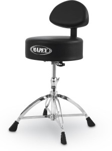 MAPEX T770 Double Braced Throne w/Height Adjustment & Back Rest - Round Seat