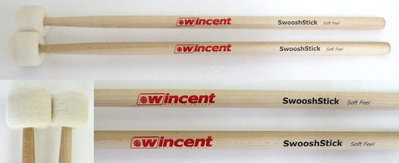 WINCENT SwooshStick pałki filcowe do talerzy