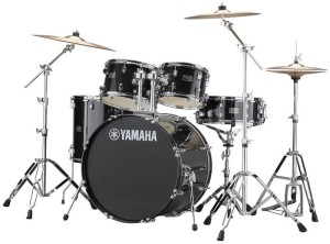 YAMAHA Rydeen Studio Black Glitter + Paiste 101